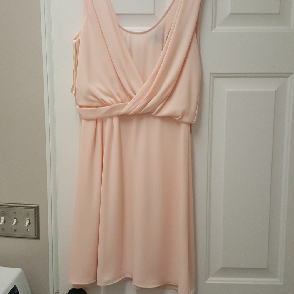 Soft pink dress white house black market